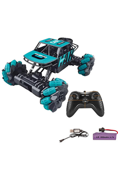 CWT Mașină RC 4x4 metalică off-road cu telecomandă de 2.4GHz, suspensie, roți...