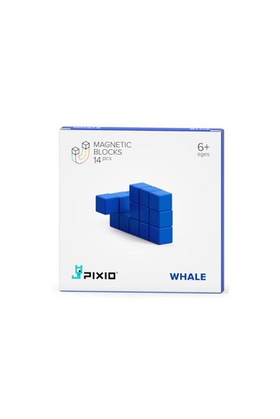 PIXIO Μαγνητικά Τουβλάκια Μπλε Φάλαινα