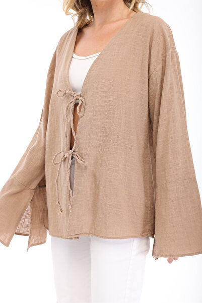 blayn jeans Blayn Women's Linen Kimono – Oversized Comfortable Fit Summer Lon...