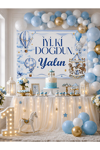 toreksan reklam Kişiye Özel Mavi Atlı Karınca Temalı Doğum Günü Branda Afişi ...