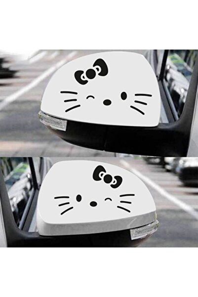 Hediyeni Al 2-Piece Rear View Mirror Smiley Face Rear View Mirror Vehicle, Ca...