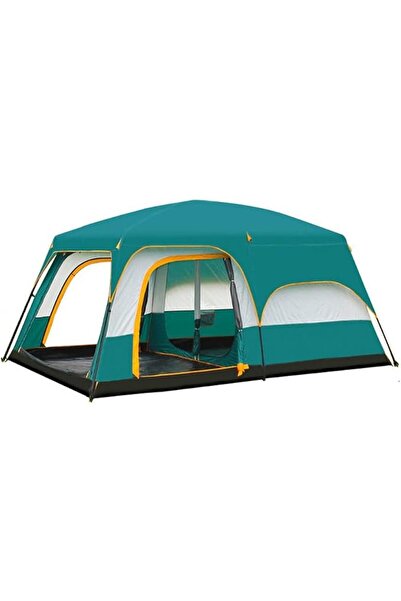 GENERAL Large Camping Tent Travel Double-Layer Tent Waterproof Family Camping...