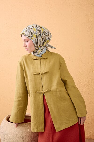 Silk Home Velora Scarf Vintage Paisley Khaki