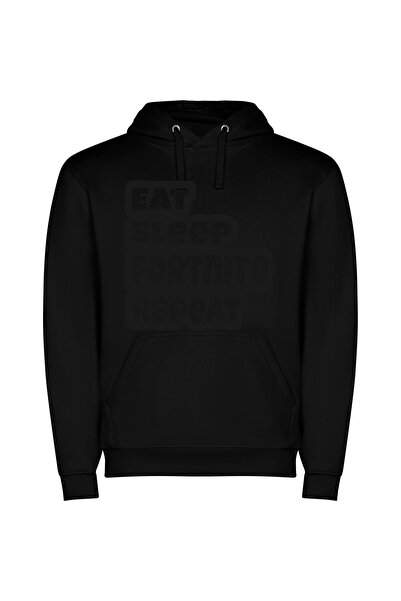 iLovePrints Fancy Fortn-item Gallery Φούτερ με κουκούλα σε χρώμα Μαύρο