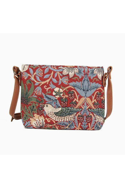 Signare William Morris Hoțul Căpșunilor Geantă Roșie Tip Crossbody