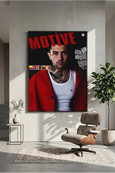 postercraft Motive Icon Ahşap Tablo Poster (Çerçevesiz)