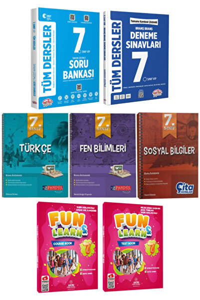 Editör Yayınevi 7. Sınıf Tüm Dersler Soru Bankası+ Branş Deneme+ Türkçe-Fen-S...