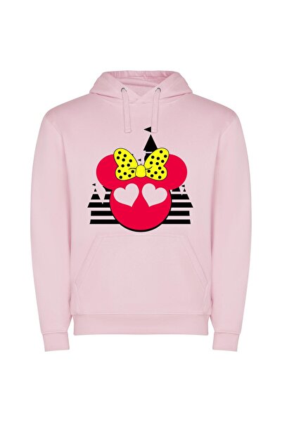 iLovePrints Enchanted Disney Ear Collection Φούτερ με κουκούλα σε χρώμα Ροζ