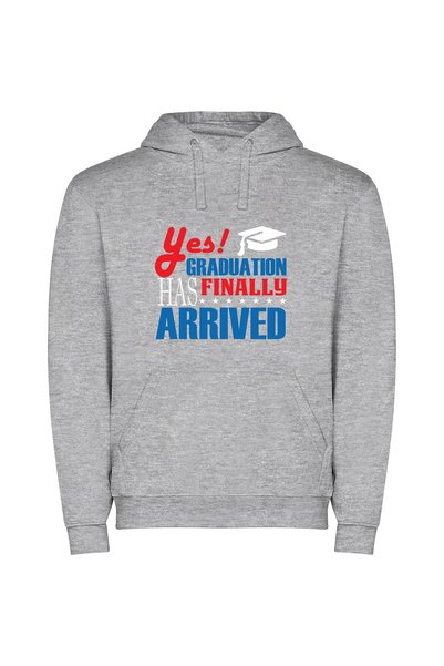 iLovePrints 2023 Senior Grad Shirt Φούτερ με κουκούλα σε χρώμα Γκρι
