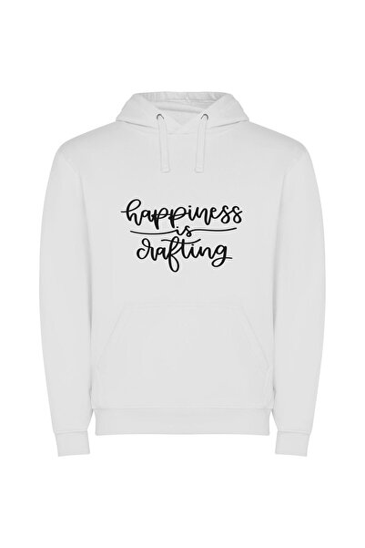 iLovePrints Crafting Happiness: Handwritten Bliss Φούτερ με κουκούλα σε χρώμα...