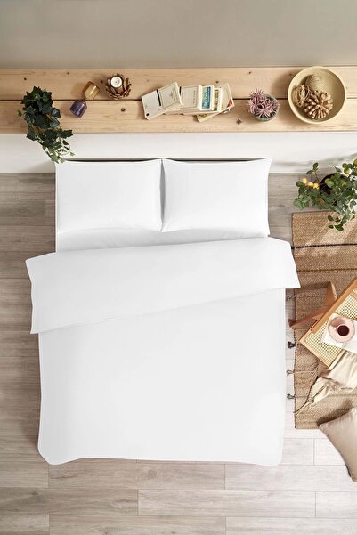 Özdilek Colourist -White White- King Size Duvet Cover (Only the Duvet Cover I...