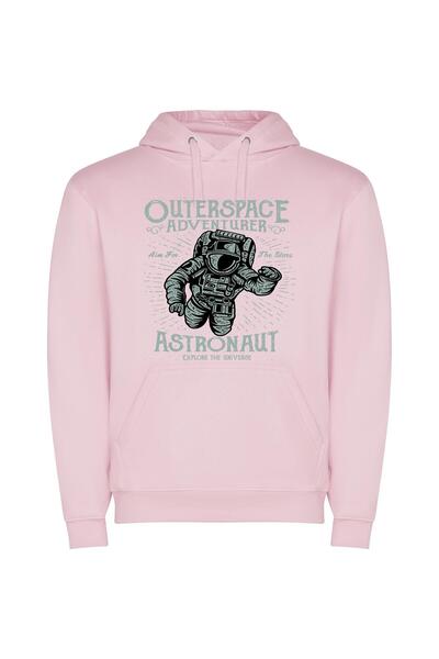 iLovePrints Space Suit Spectacle Φούτερ με κουκούλα σε χρώμα Ροζ