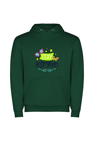 iLovePrints Everlasting Inspired Butterfly Φούτερ με κουκούλα σε χρώμα Πράσινο