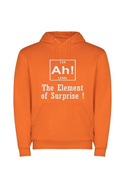 iLovePrints Black Surprise: Enigmatic Elements Φούτερ με κουκούλα σε χρώμα Πο...