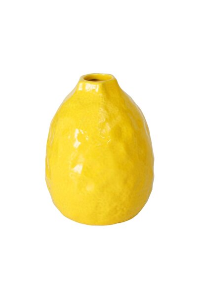 Boltze Vază ceramică galbenă 18 cm Zitronella