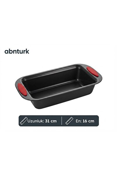 abnturk 31×16 Silikon Saplı Yanmaz Yapışmaz Kek Ekmek Pasta Kalıbı