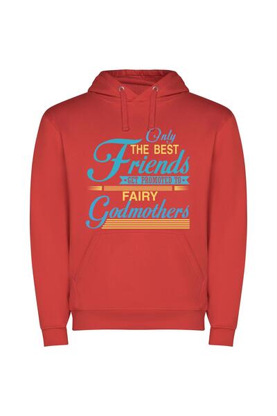 iLovePrints Elite Friendship Enchanters Φούτερ με κουκούλα σε χρώμα Κόκκινο