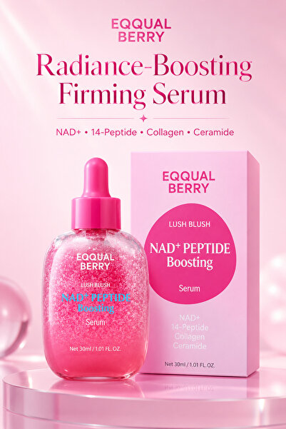 EQUALBERY EQQUALBERRY Lush Blush NAD+ Peptide Boosting Serum 30ml – Firming &...