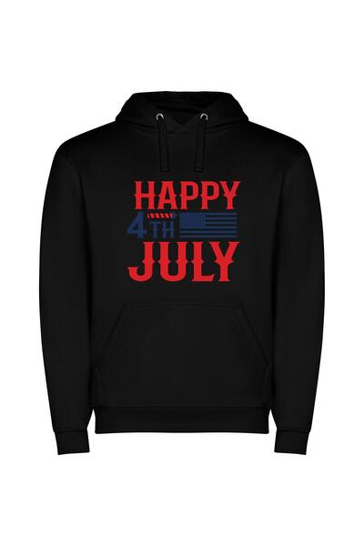 iLovePrints Patriotic Independence Day Extravaganza Φούτερ με κουκούλα σε χρώ...