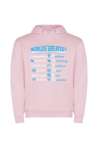 iLovePrints World's Greatest Extravaganza Φούτερ με κουκούλα σε χρώμα Ροζ