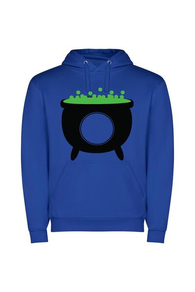 iLovePrints Enchanted Elixir Pot Φούτερ με κουκούλα σε χρώμα Μπλε