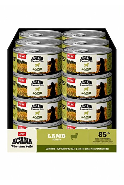 Acana Acanac Cardboard Carton of Wet Food with Lamb for Cats 85 g