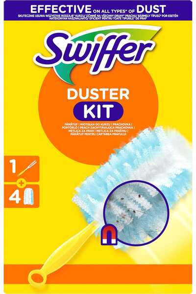 OEM Dusting brush Top Bottom Set with 4 refills, 1 pc.
