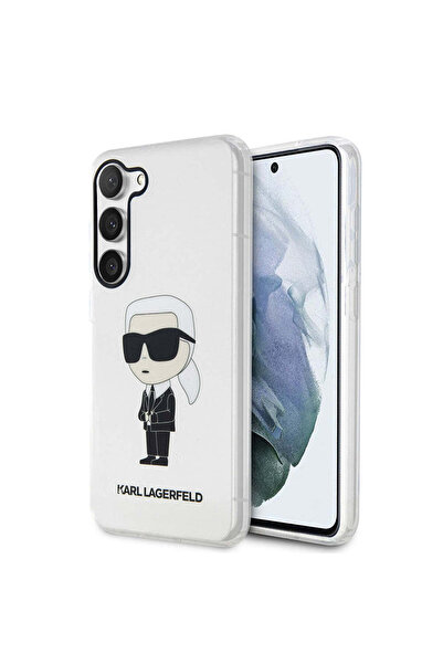Karl Lagerfeld Husă pentru Samsung Galaxy S23, Hardcase transparentă (KLHCS23...