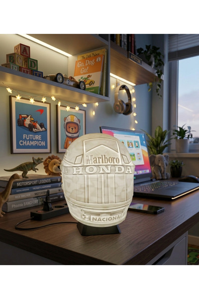 Muvesta Helmet Night Light Gift Accessory Night Light with On/Off Switch Stylish Design Gift Night Light
