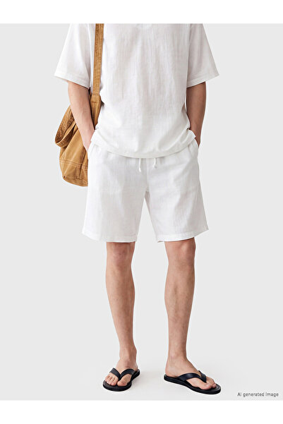LC Waikiki I Standart Fit Linen Blend Men's Shorts from Freezen Store