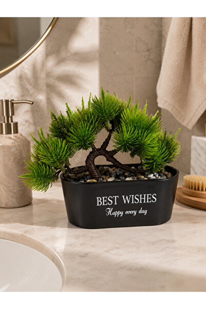 Mottogo Arbore Bonsai Artificial în Ghiveci, Plantă Decorativă de Masă 15x15 cm