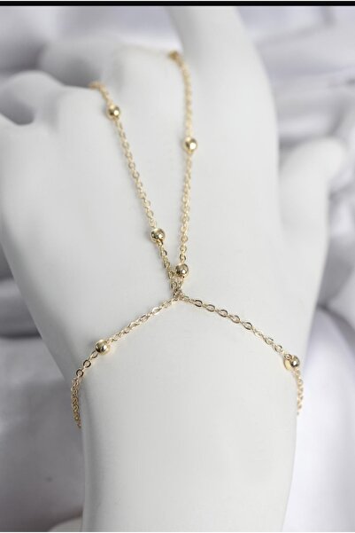 Generic Brand 316 L Steel Gold Color Ball Chain Women's Necklace