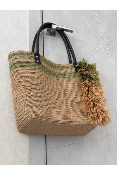 ARTTMACRAME حقيبة نسائية محبوكة يدويًا