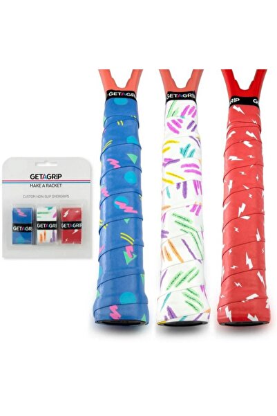 Geta 3lü overgrip (tüm raketli branşlara uyumlu)