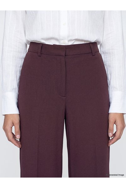 LC Waikiki Lcw Modestregular Fit Wide Leg Women's Trousers