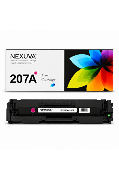 Nexuva خرطوشة حبر متوافقة 207A مع شريحة W2213A باللون الأرجواني لطابعات HP Co...