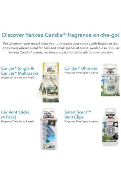 Yankee Candle شمعة معطرة في وعاء (كبيرة الحجم) - سنو إن لوف - مدة احتراق طويل...