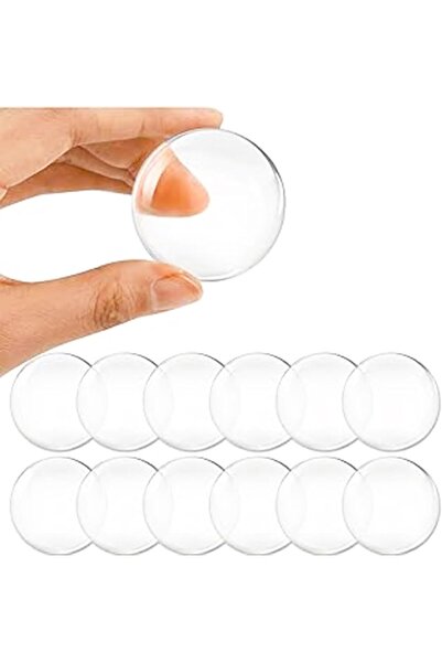 Arabest Door Handle Wall Protector,12-Pack,Clear Wall Bumper,Reusable Self-Ad...