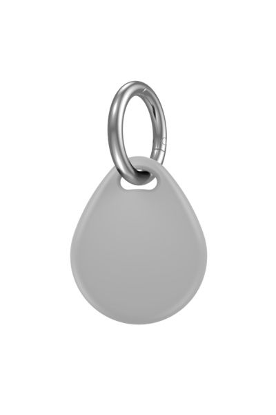 Choice6 Grey Waterproof TPU Cover for Air Tag Holder with Keychain Protective...