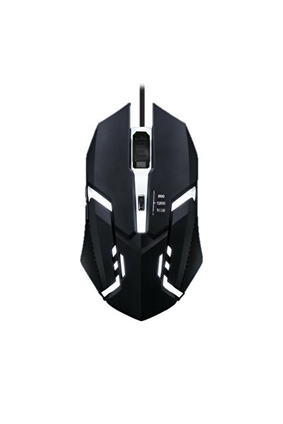 Choice ماوس ألعاب سلكي أسود بمنفذ USB، ماوس مريح مضيء بتقنية LED، ماوس ألعاب ...