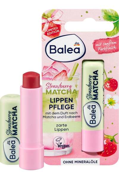 OEM Balsam de buze Căpșuni și MATCHA, 4,8 g