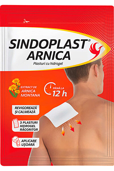 OEM Sindoplast® ARNICA plasture cu hidrogel, 3 buc
