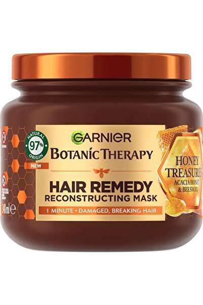 OEM Hair Remedy маска за коса с мед и пчелен восък, 340 мл