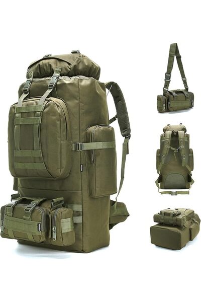 GENERAL King'sGuard Men 100l Camping Hiking Backpack 100L Camping Hiking Back...