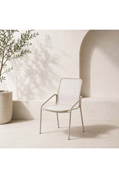 N.zone Modern Luxury Dining Chair with Soft Fabric Upholstery and Sturdy Meta...