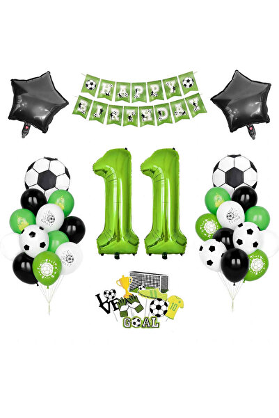 Generic Brand Football-themed birthday party set.