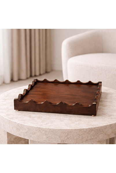 Roots Furniture وعاء من خشب البلوط