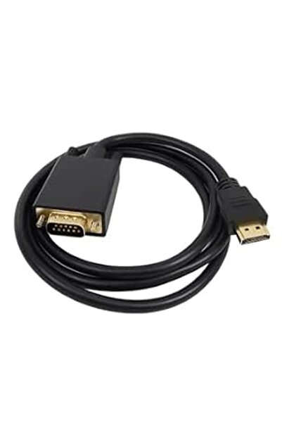 Generic كابل HDMI إلى VGA، محول فيديو HDMI ذكر إلى VGA ذكر بدقة 1080 بكسل، مت...