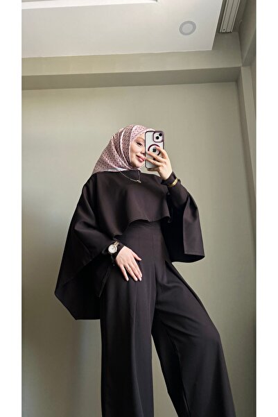 Milenastyle PELERİNLİ TULUM ACI KAHVE