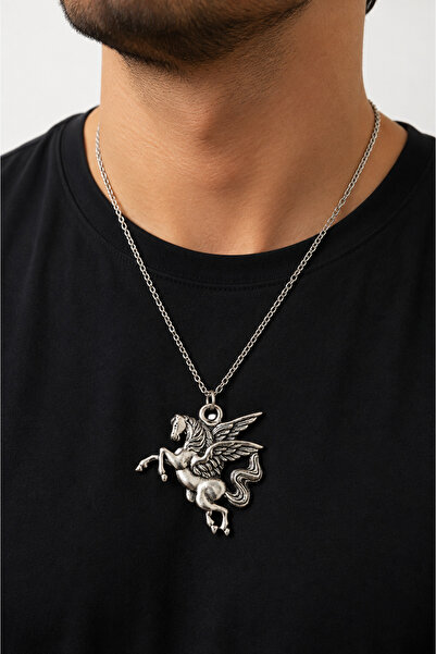 HER ŞEY NOTA www.herseynota.com Silver Color Fantastic Design Gift Necklace w...